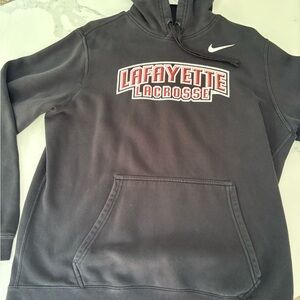 Nike Black Lafayette Lacrosse Hoodie